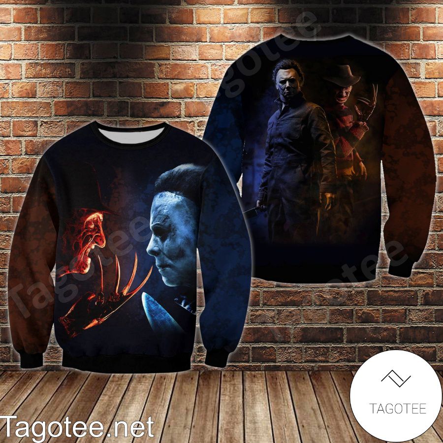 Freddy Krueger And Michael Myers T-shirt, Hoodie a