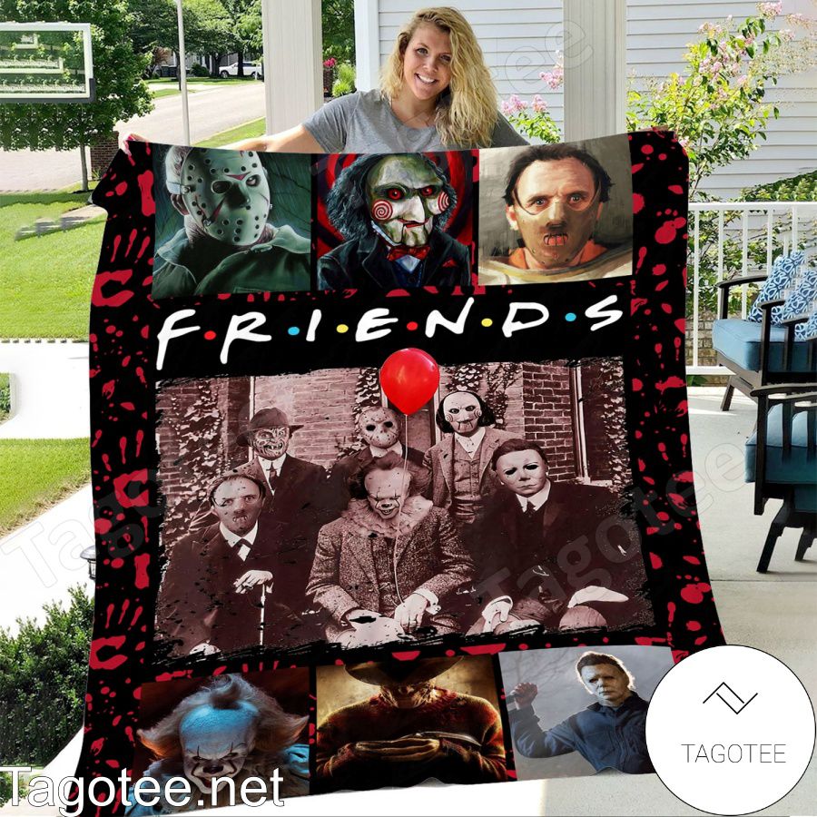 Friends Horror Movies Blanket