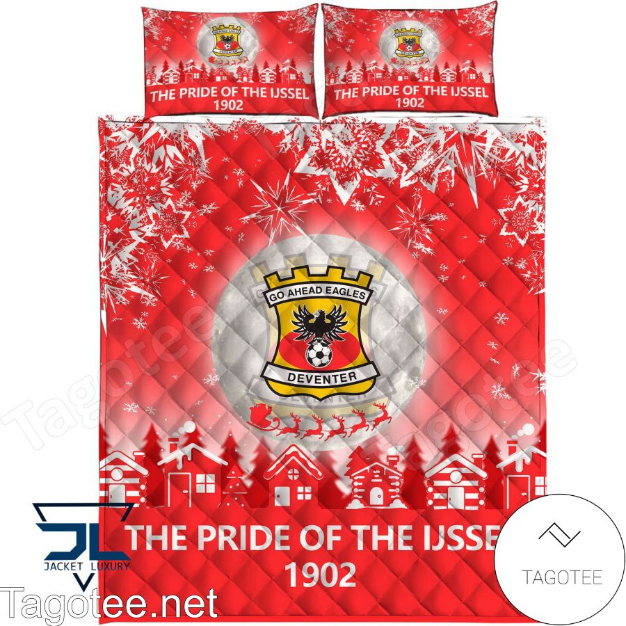 Go Ahead Eagles The Pride Of The Ijssel 1902 Christmas Bedding Set a