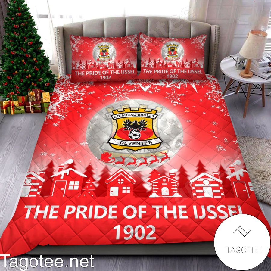 Go Ahead Eagles The Pride Of The Ijssel 1902 Christmas Bedding Set