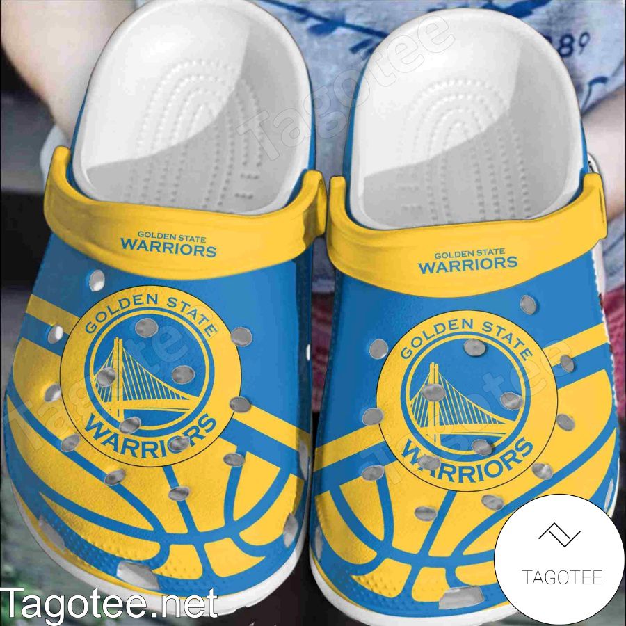 Golden State Warriors Logo Basketball Crocs Clogs