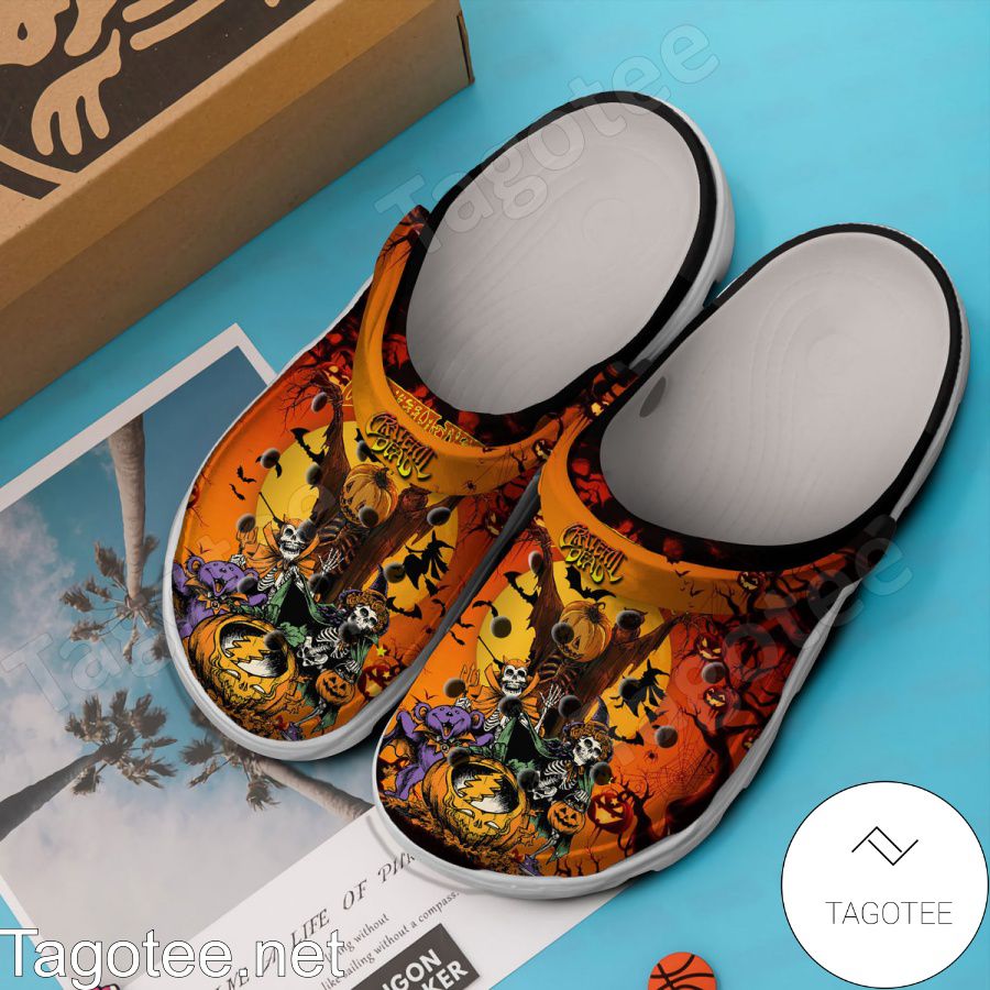 Grateful Dead Band Halloween Crocs Clogs a