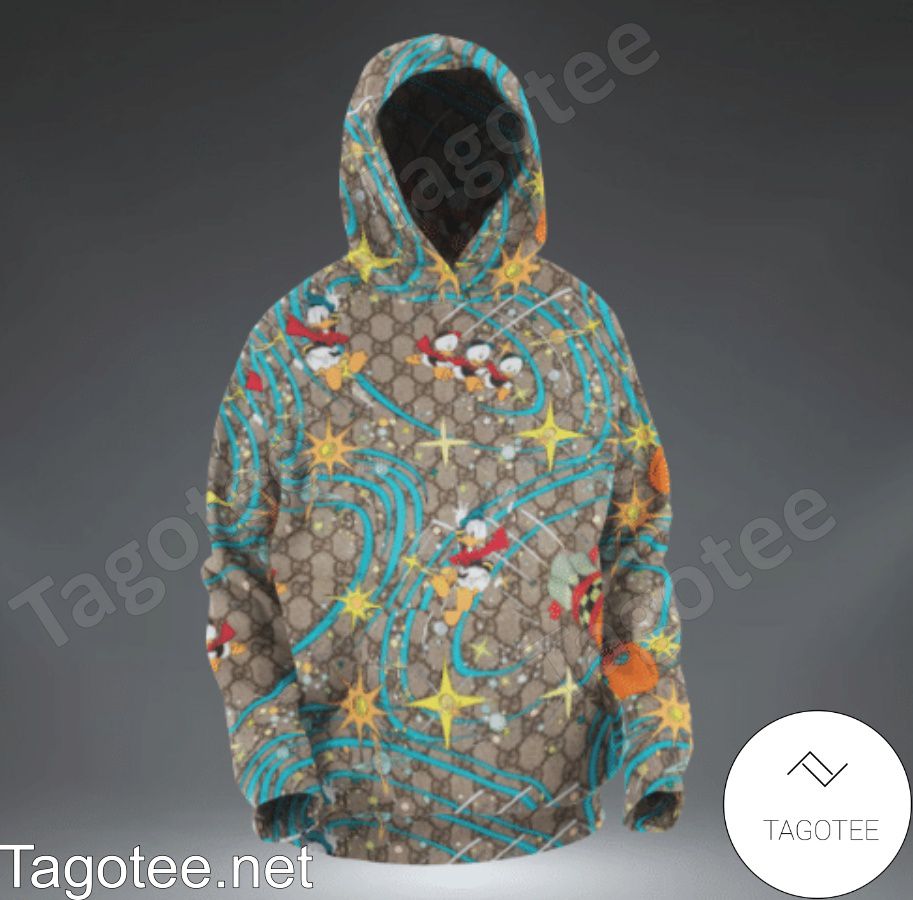 Gucci And Disney Donald Duck Hoodie