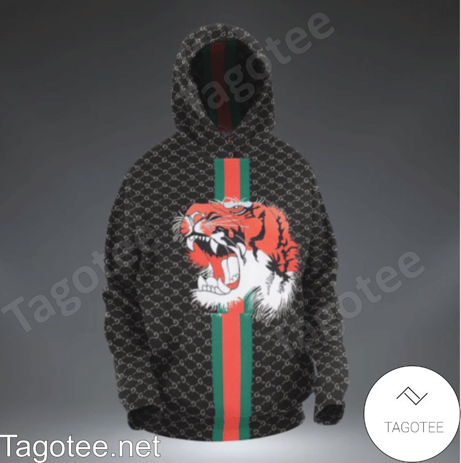 Gucci Angry Tiger Black Hoodie