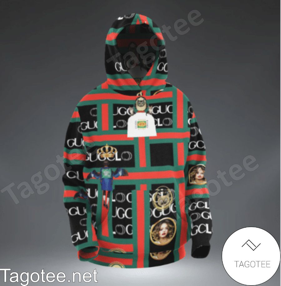 Gucci Color Stripe Character Hoodie