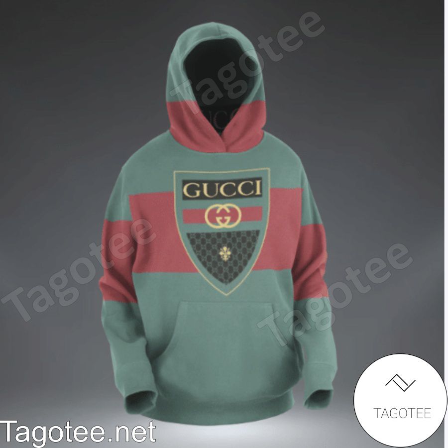 Gucci Fc Florence Lily Green And Red Hoodie