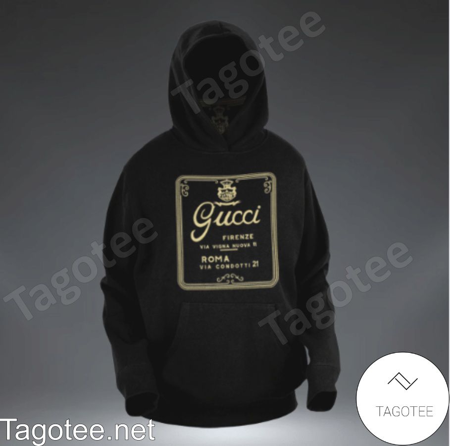 Gucci Firenze Roma Black Hoodie