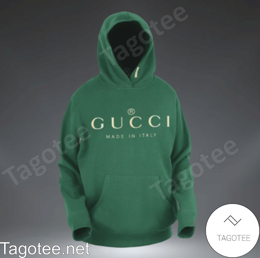 Gucci Made In Italy Green Hoodie