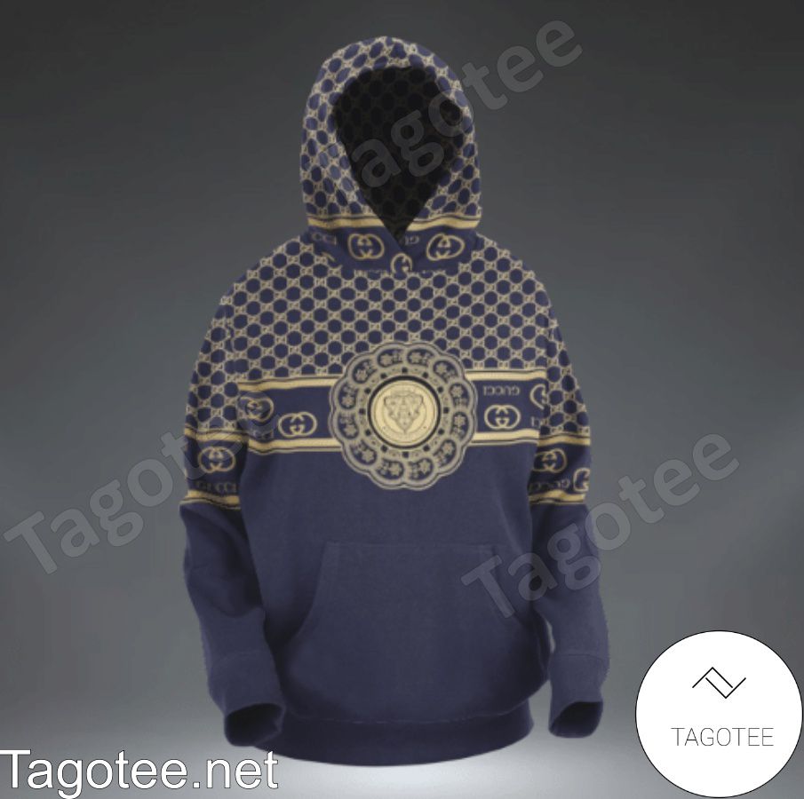 Gucci Museo Logo Founded 1921 Flower Purple Hoodie