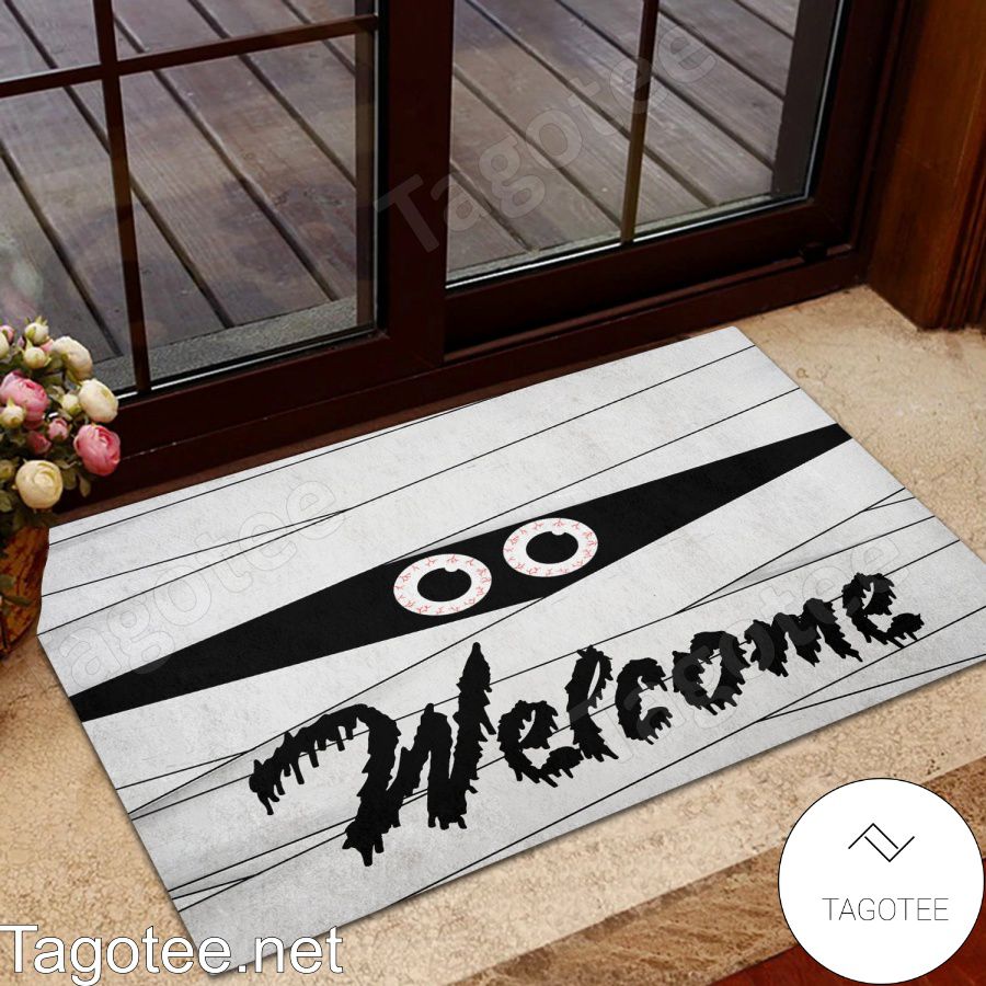 Halloween Eyes Welcome Doormat