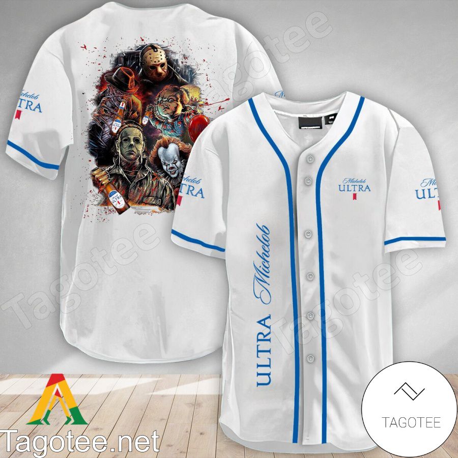 Halloween Horror Characters Michelob ULTRA Baseball Jersey