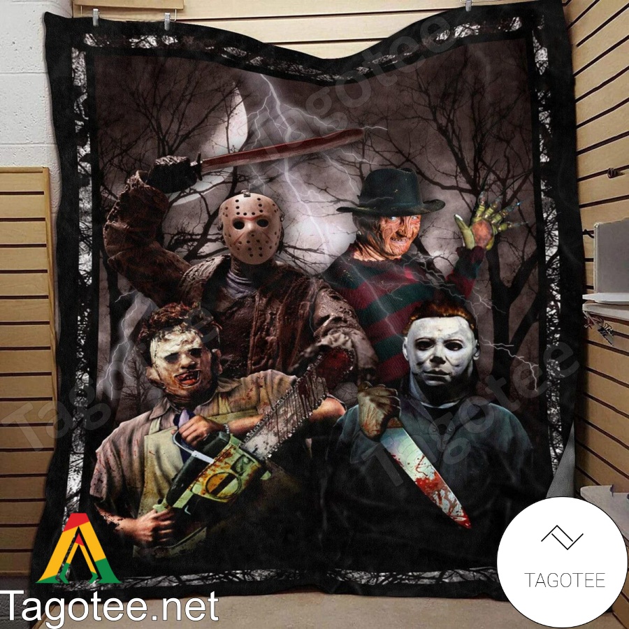 Halloween Horror Movie Friday 13th Series Killer Blanket Quilt