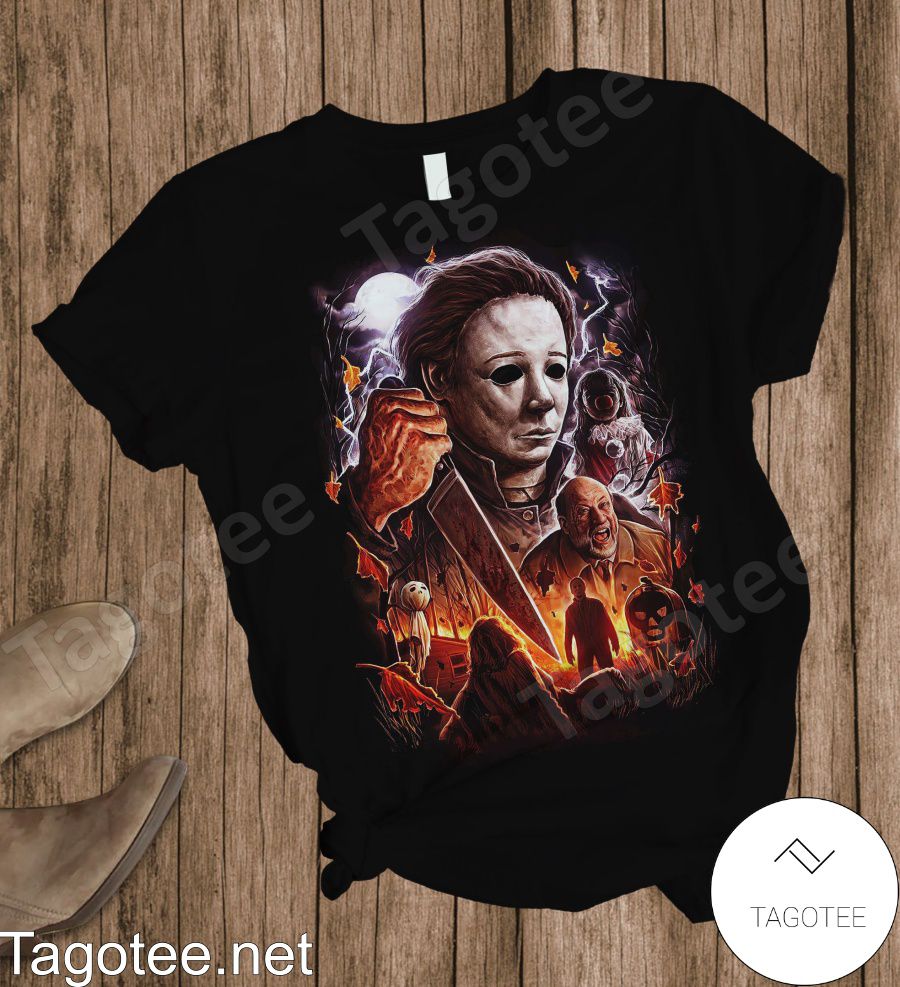 Halloween Michael Myers Pajamas Set a