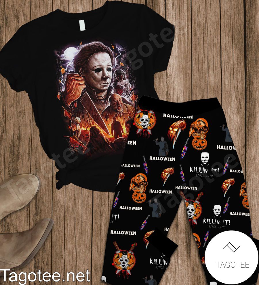 Halloween Michael Myers Pajamas Set