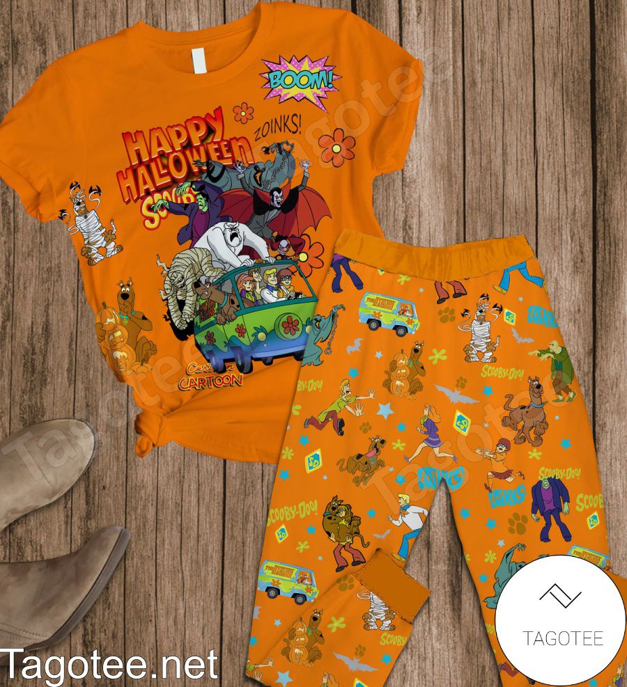 Happy Halloween Scooby-doo Pajamas Set