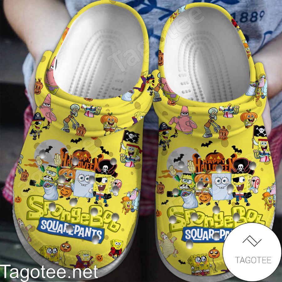 Happy Halloween Spongebob Squarepants Crocs Clogs