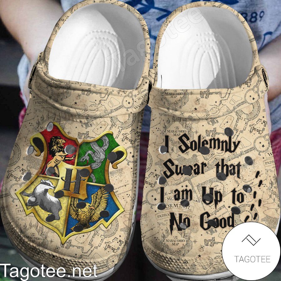 Harry Potter I Solemnly Swear That I Am Up To No Good Crocs Clogs