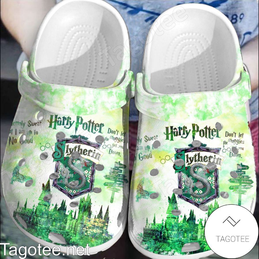 Harry Potter Slytherin Castle Crocs Clogs