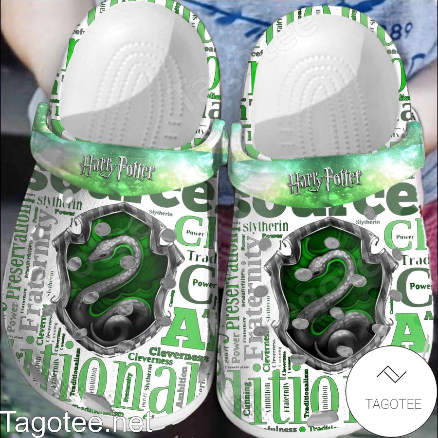 Harry Potter Slytherin Snake Crocs Clogs