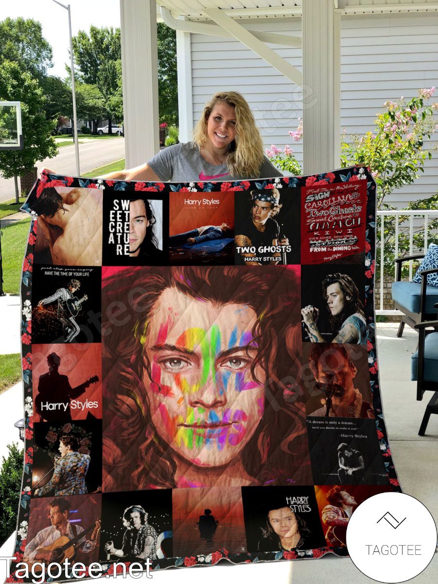 Harry Styles Love Wins Blanket Quilt