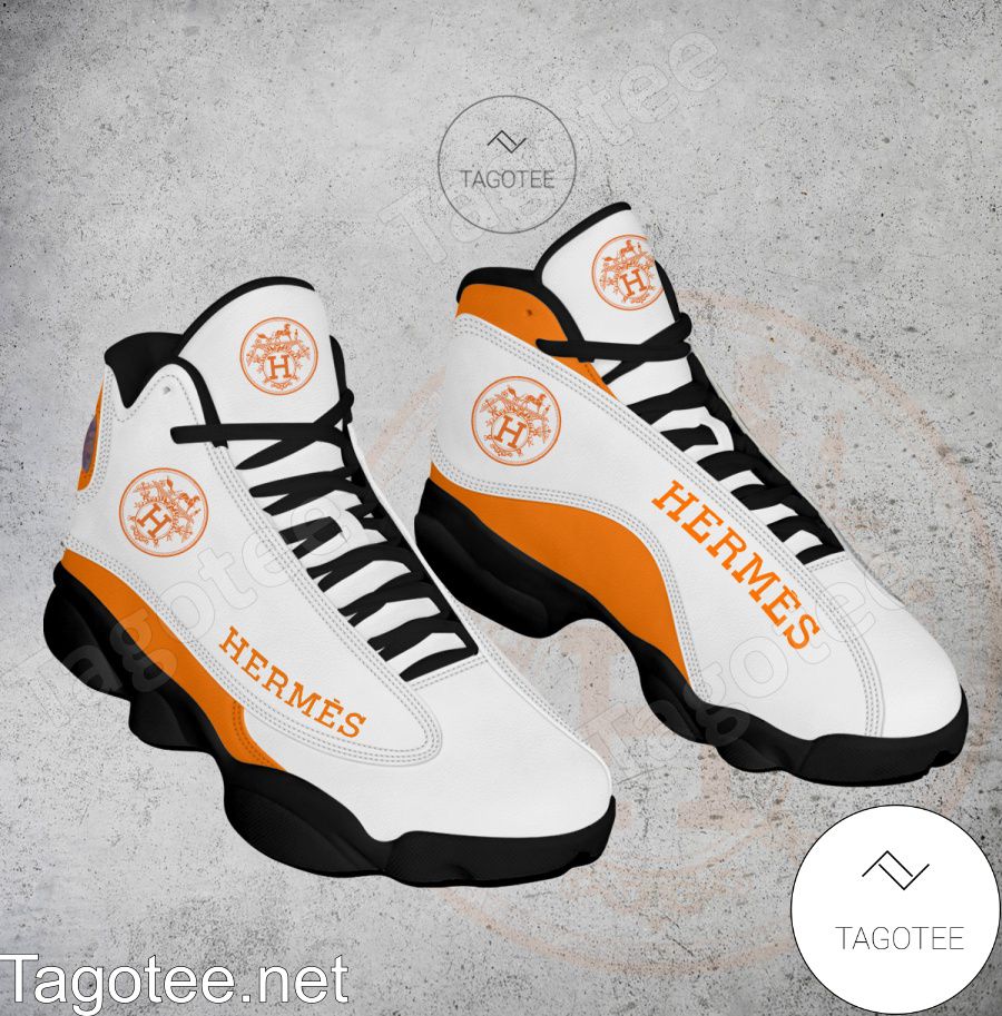 Hermes Logo Air Jordan 13 Shoes - EmonShop a