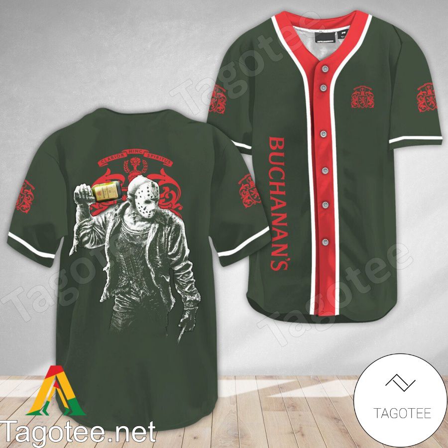 Horror Jason Voorhees Buchanan's Whisky Baseball Jersey