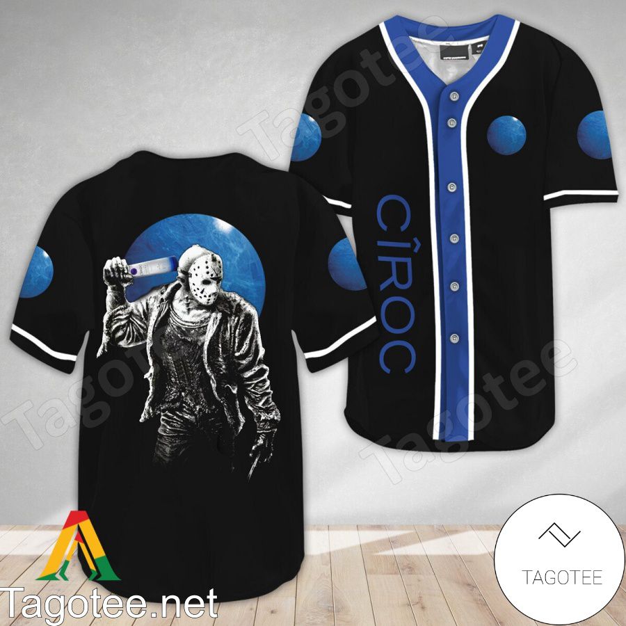 Horror Jason Voorhees Ciroc Vodka Baseball Jersey