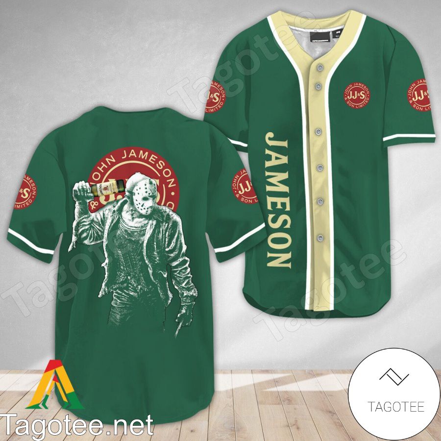 Horror Jason Voorhees Jameson Whiskey Baseball Jersey