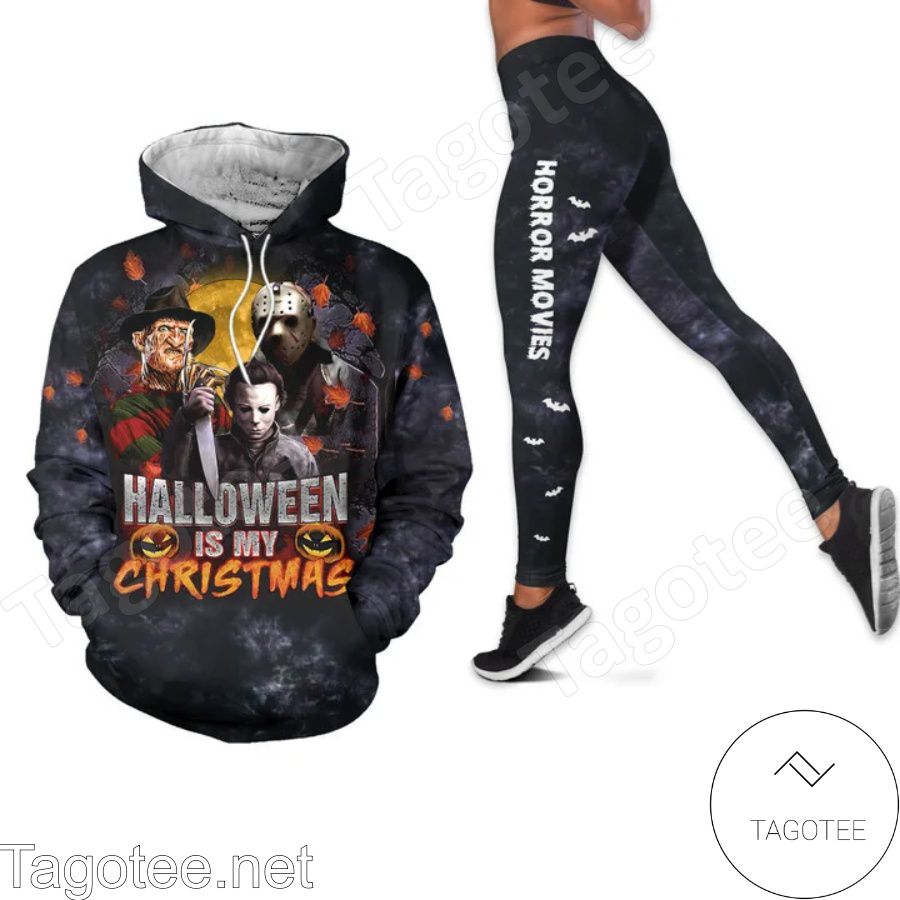 Horrors Movies Halloween Is My Christmas Hoodie And Leggings