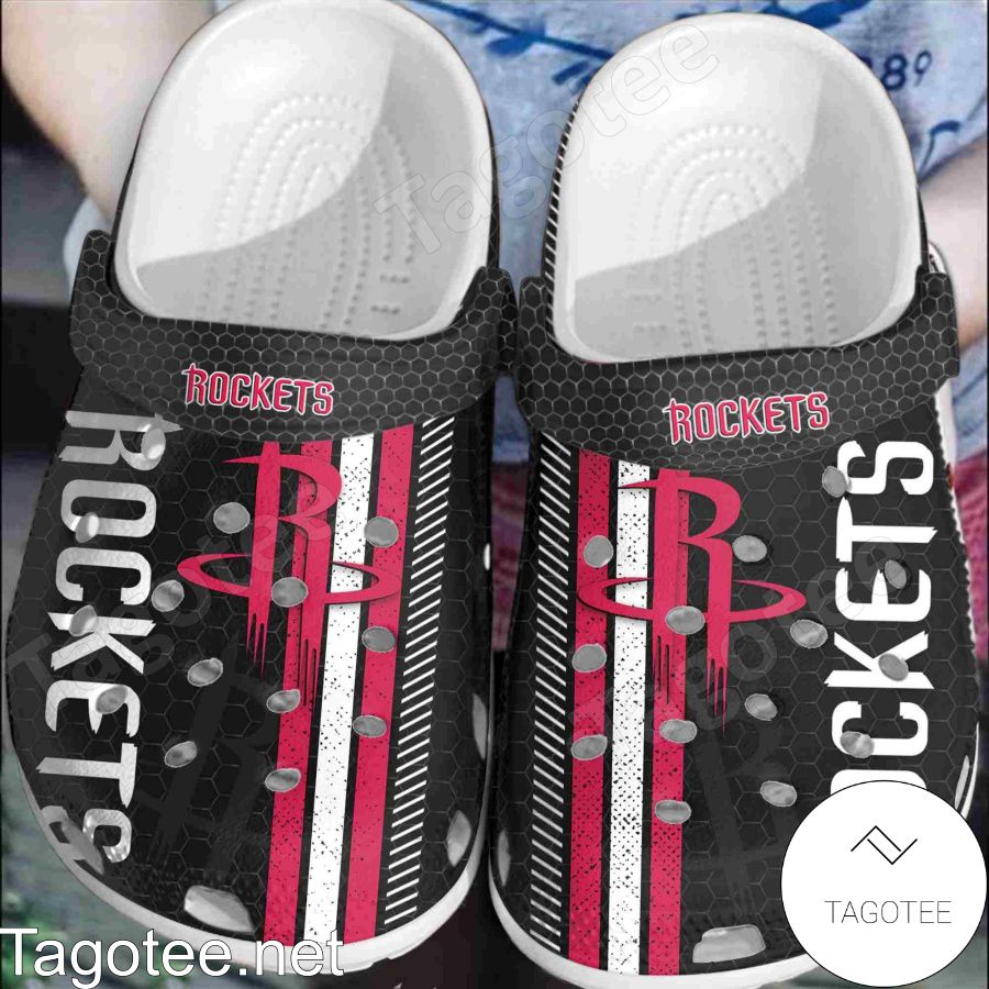 Houston Rockets Hive Pattern Crocs Clogs