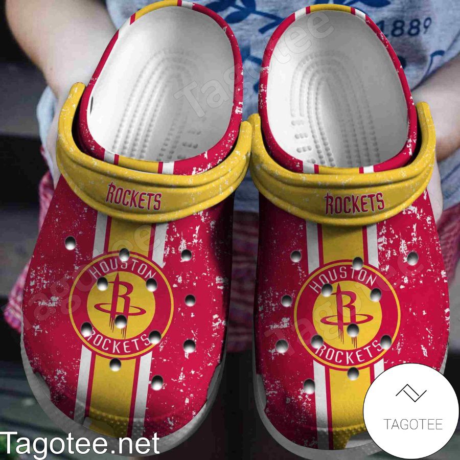 Houston Rockets Logo Basketball Team Crocs Clogs