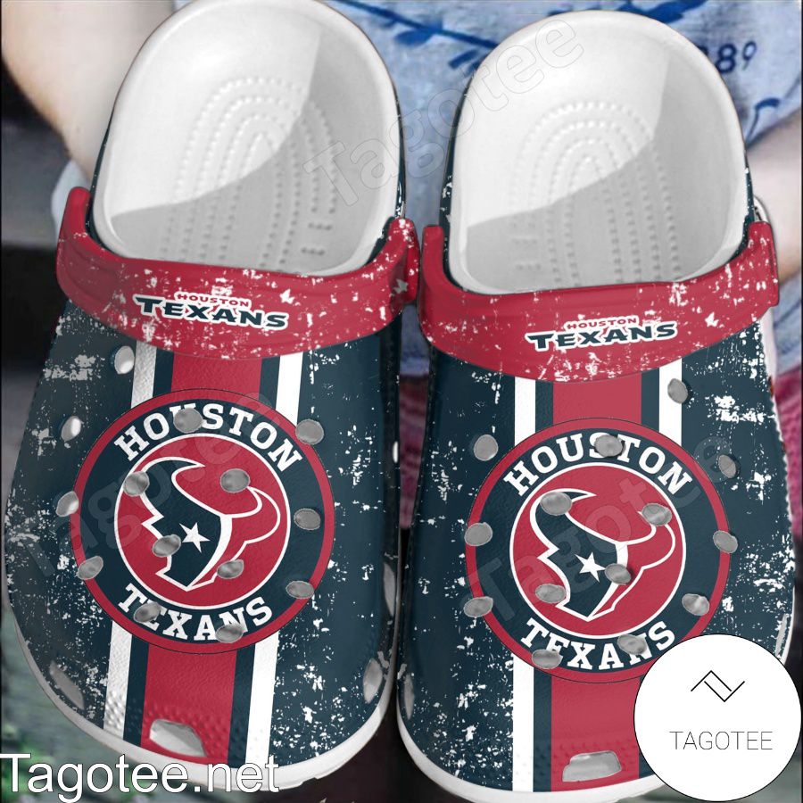 Houston Texans Logo Football Team Crocs Clogs