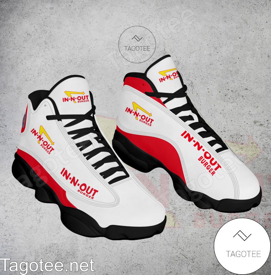 In-n-Out Burger Logo Air Jordan 13 Shoes - EmonShop a