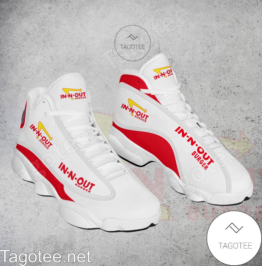 In-n-Out Burger Logo Air Jordan 13 Shoes - EmonShop