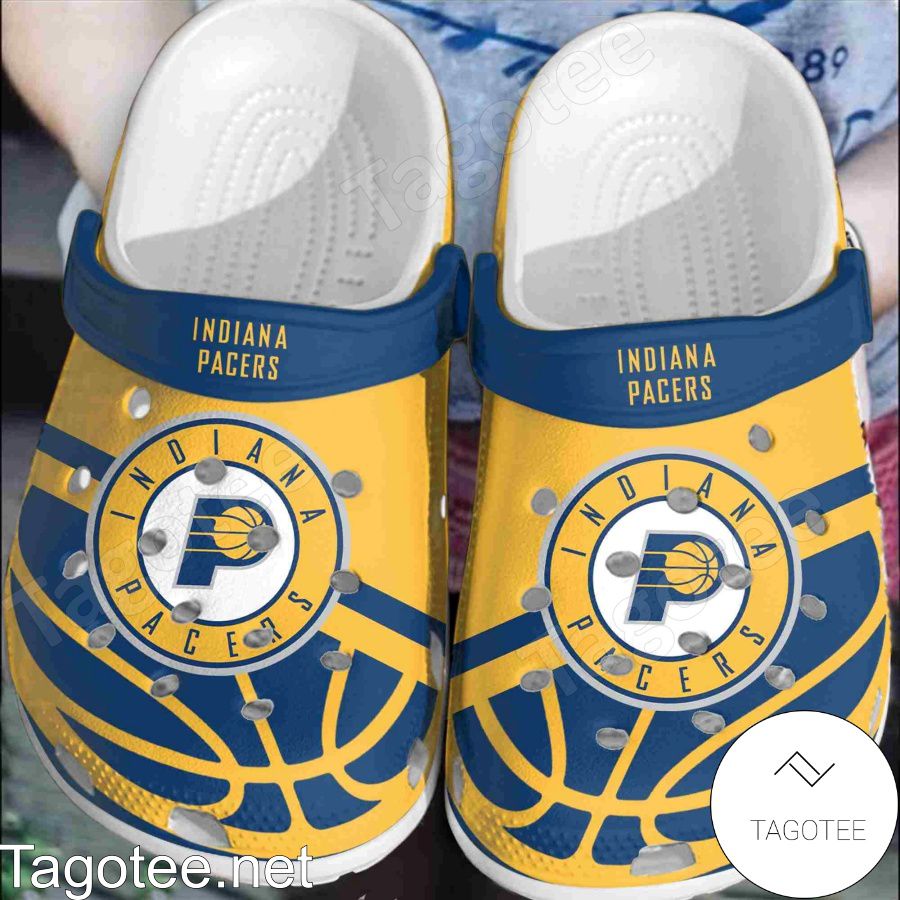 Indiana Pacers Logo Basketball Crocs Clogs