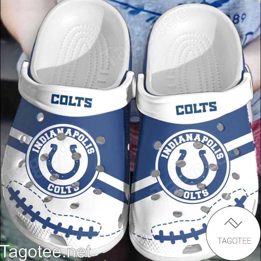 Indianapolis Colts Logo Football Team Crocs Clogs