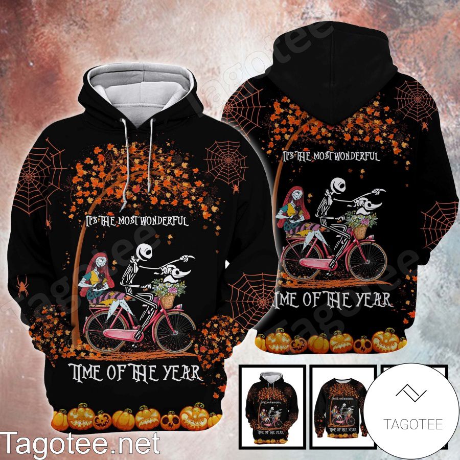 Jack And Sally It's The Most Wonderful Time Of The Year T-shirt, Hoodie