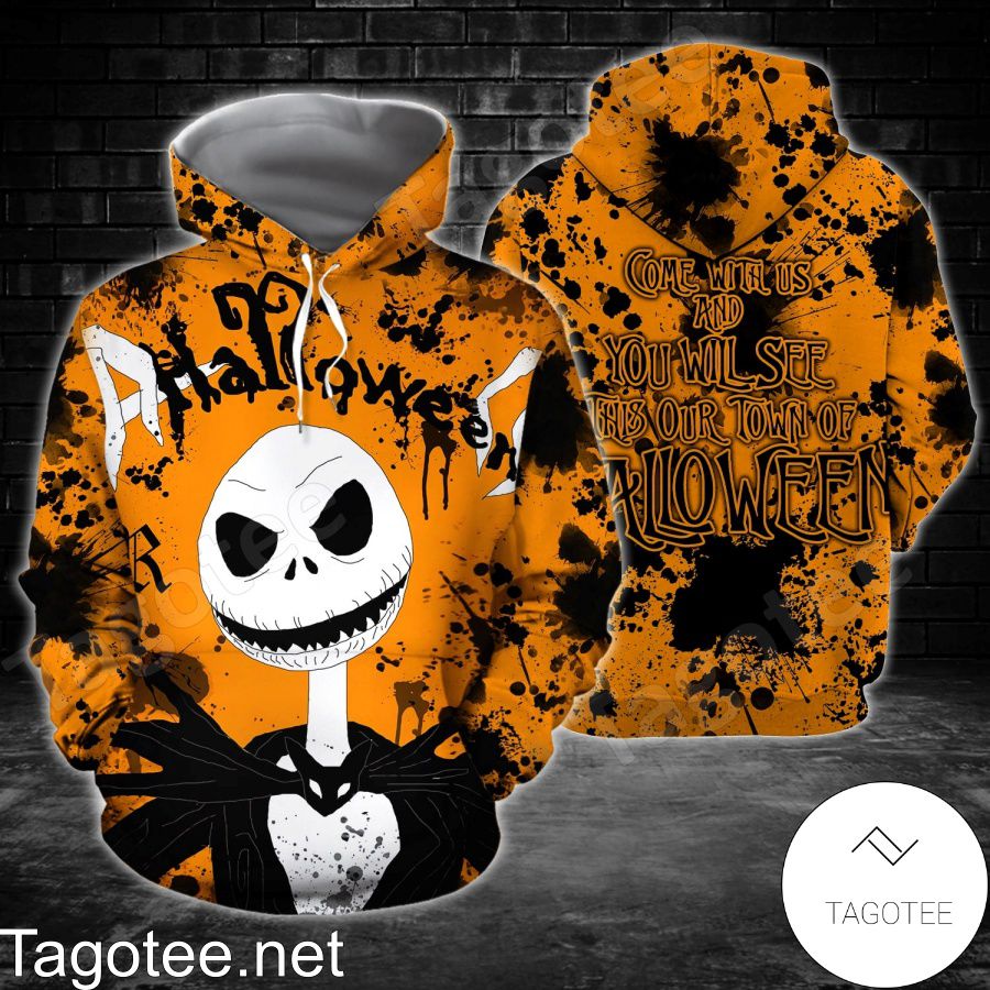 Jack Skellington Come With Us And You Will See Halloween Shirt, Tank Top And Leggings a