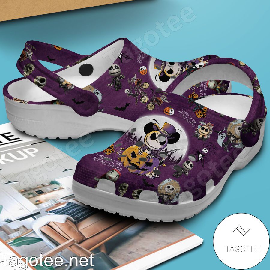 Jack Skellington I Prefer The Term Mentally Hilarious Crocs Clogs a