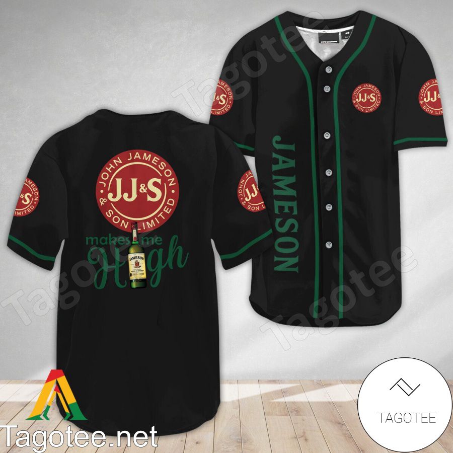 Jameson Whiskey Make Me High Baseball Jersey