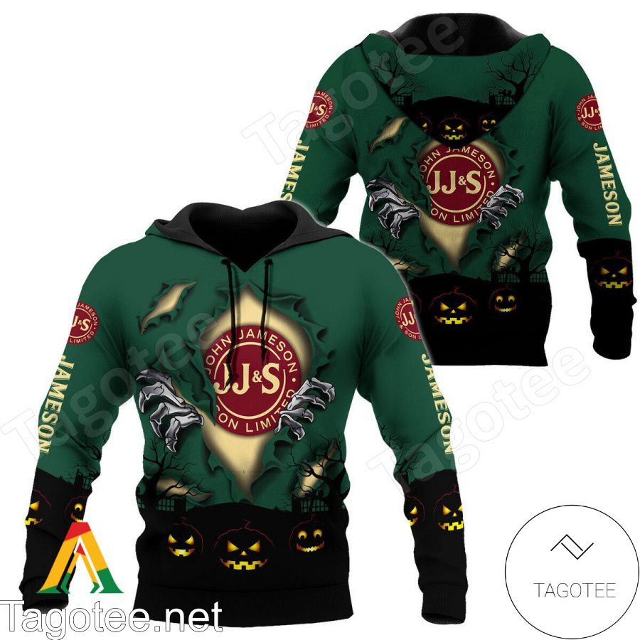 Jameson Whiskey Scary Night Halloween Hoodie