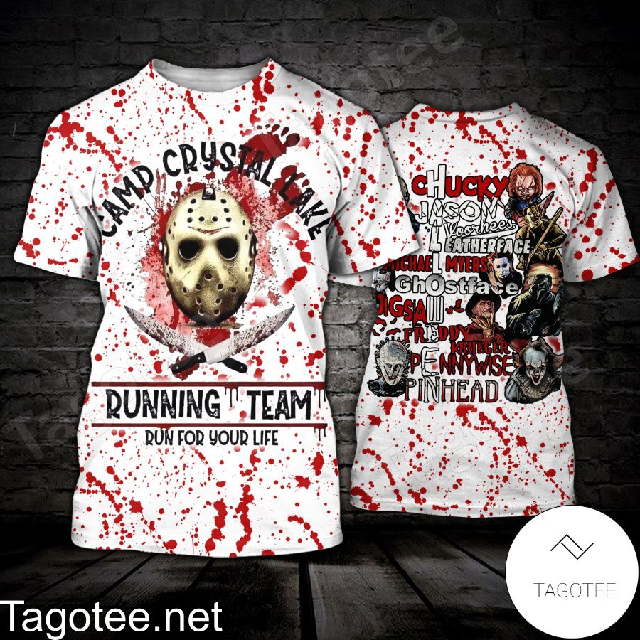 Jason Voorhees Camp Crystal Lake Running Team Run For Your Life Shirt, Tank Top And Leggings a