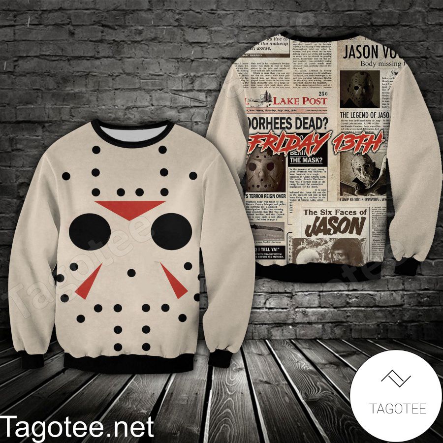 Jason Voorhees Friday 13th Newspapers T-shirt, Hoodie a