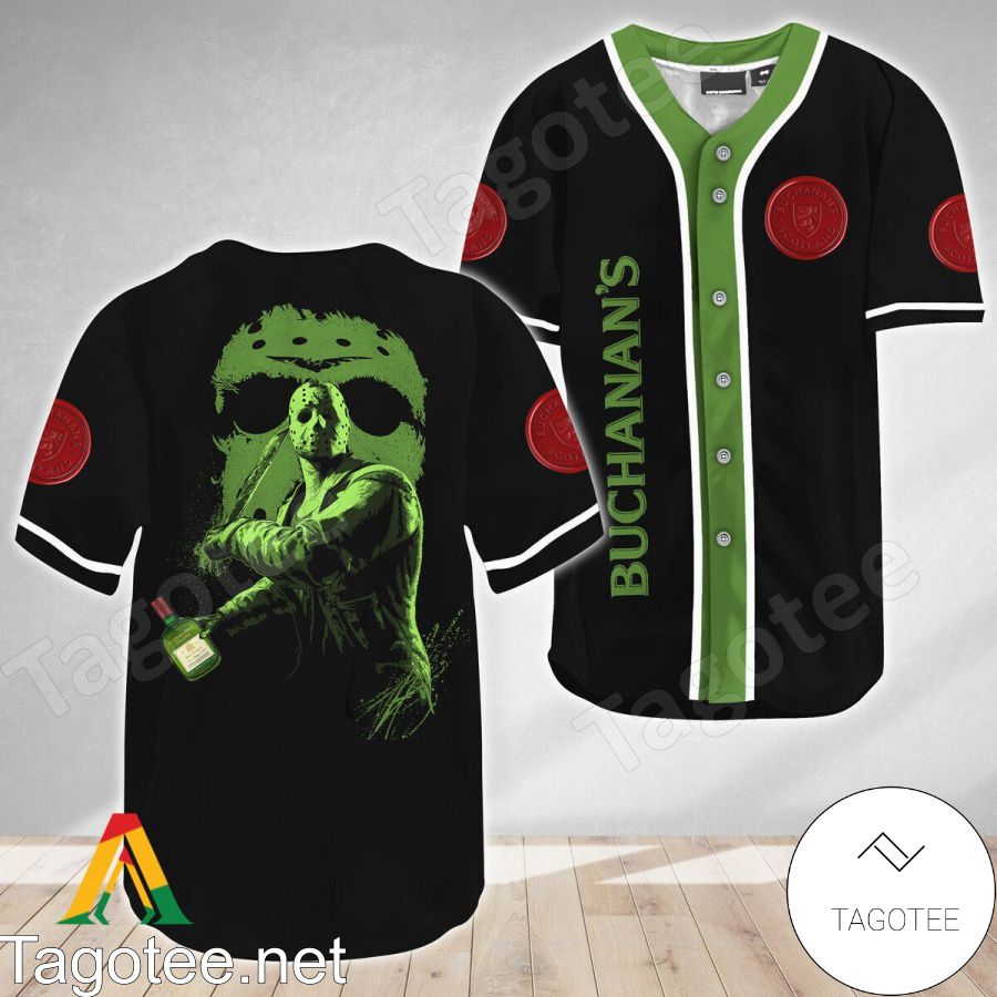 Jason Voorhees Friday The 13th Buchanan's Whisky Baseball Jersey