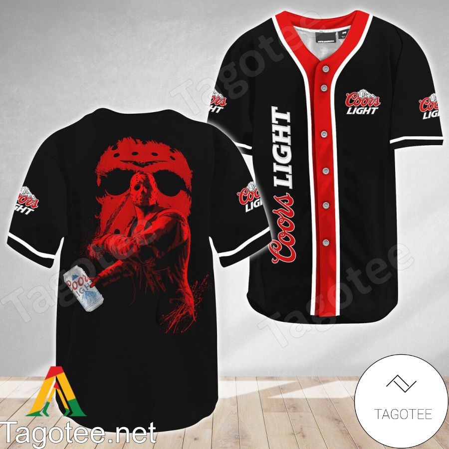 Jason Voorhees Friday The 13th Coors Light Baseball Jersey