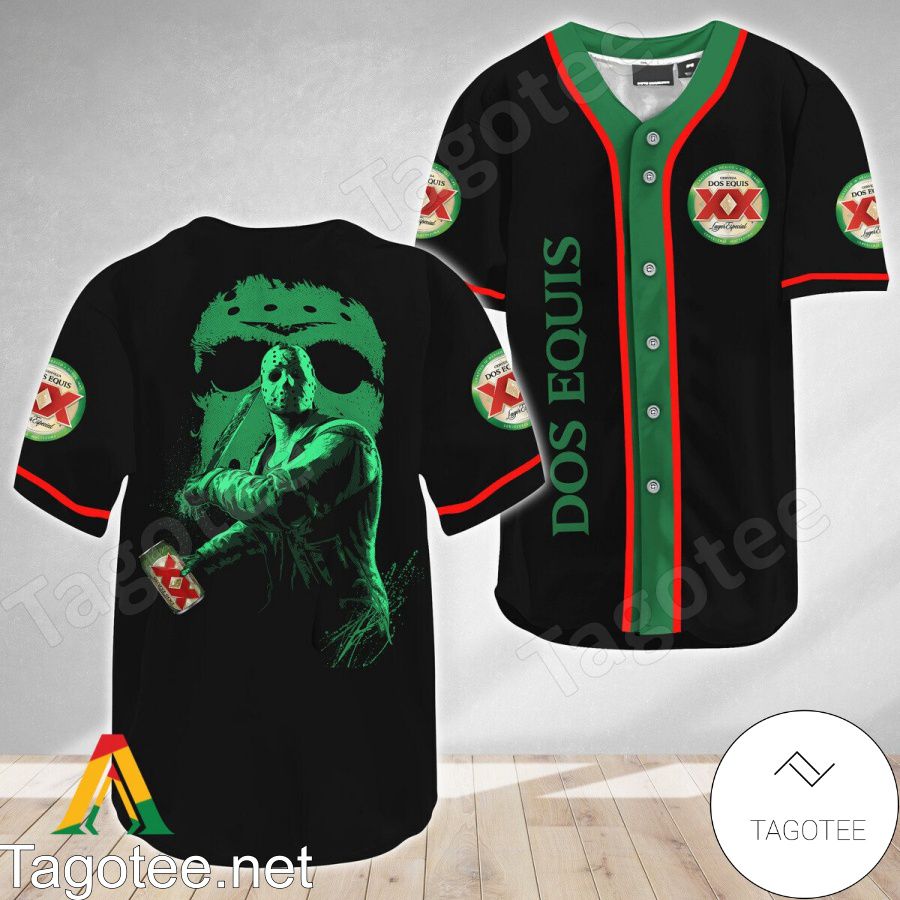 Jason Voorhees Friday The 13th Dos Equis Baseball Jersey