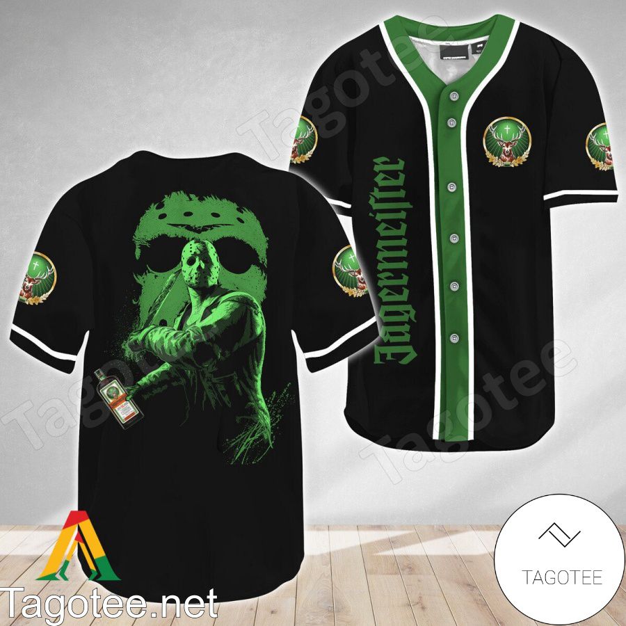 Jason Voorhees Friday The 13th Jagermeister Baseball Jersey