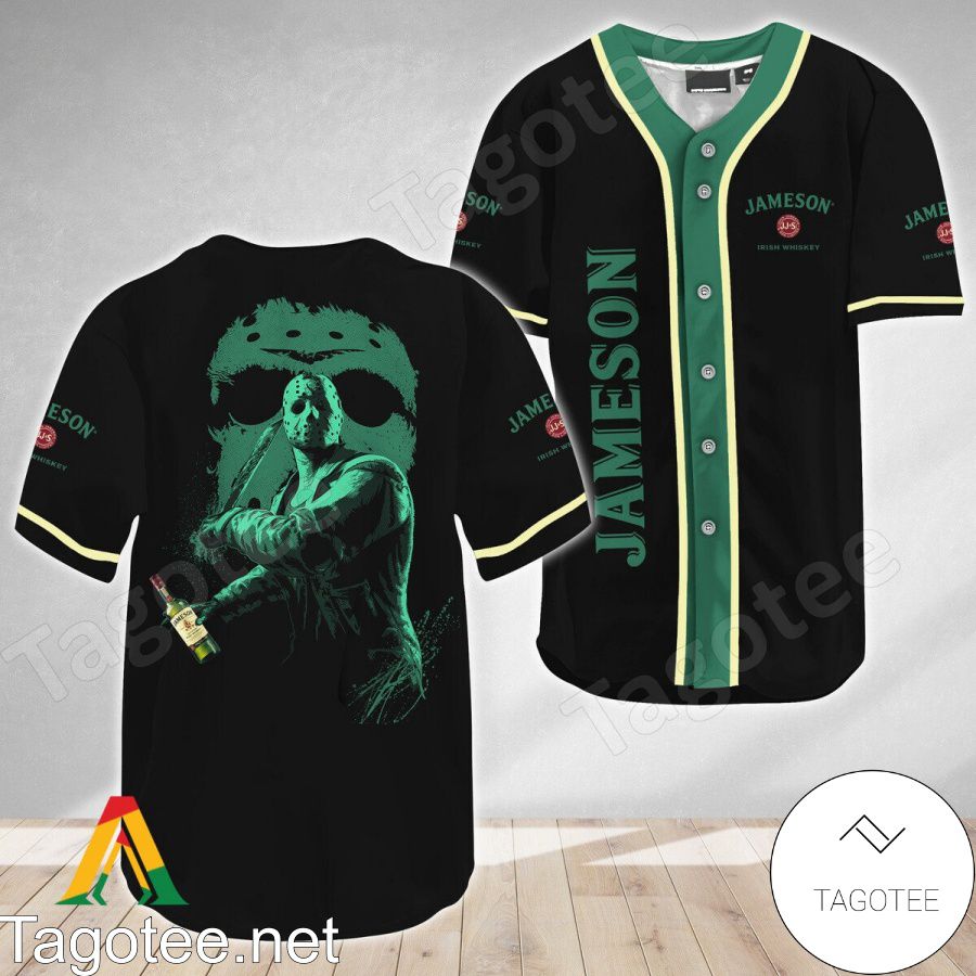 Jason Voorhees Friday The 13th Jameson Whiskey Baseball Jersey