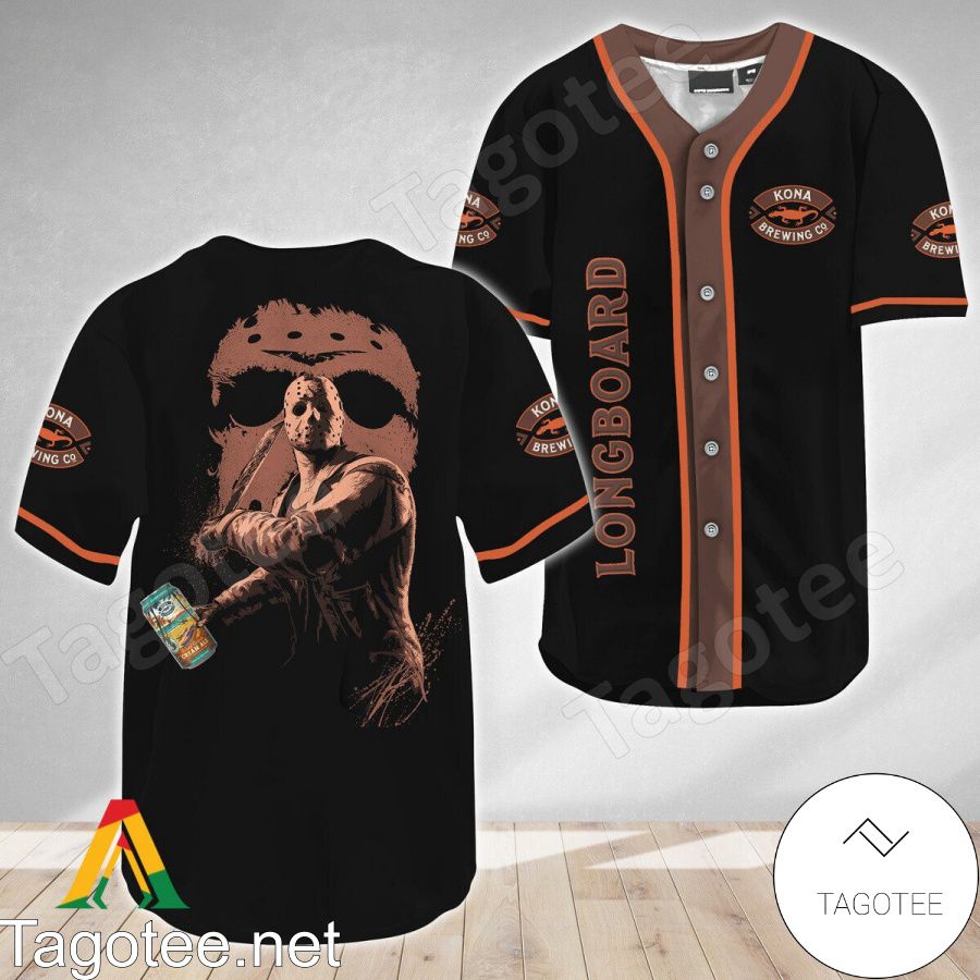 Jason Voorhees Friday The 13th Kona Brewing Baseball Jersey