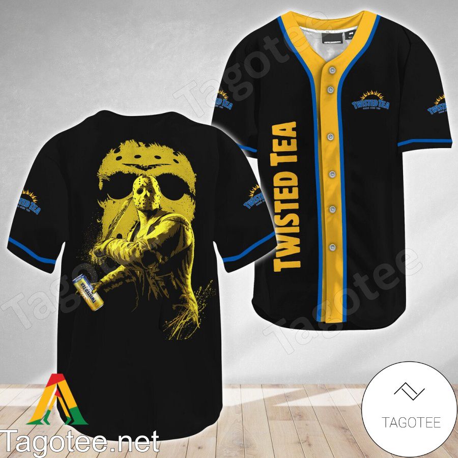 Jason Voorhees Friday The 13th Twisted Tea Baseball Jersey